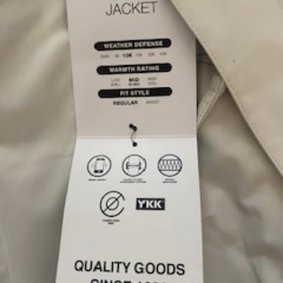 Defy DC Men's Large Blue Snowboard Downhill Ski Outdoor Shell Jacket - Picture 6 of 6